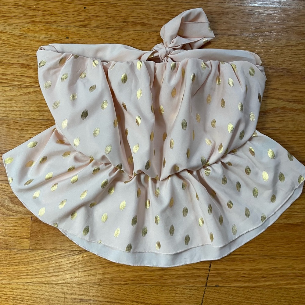 SHEIN Blush Top with Gold Accents